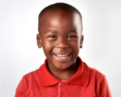 kids smilling
